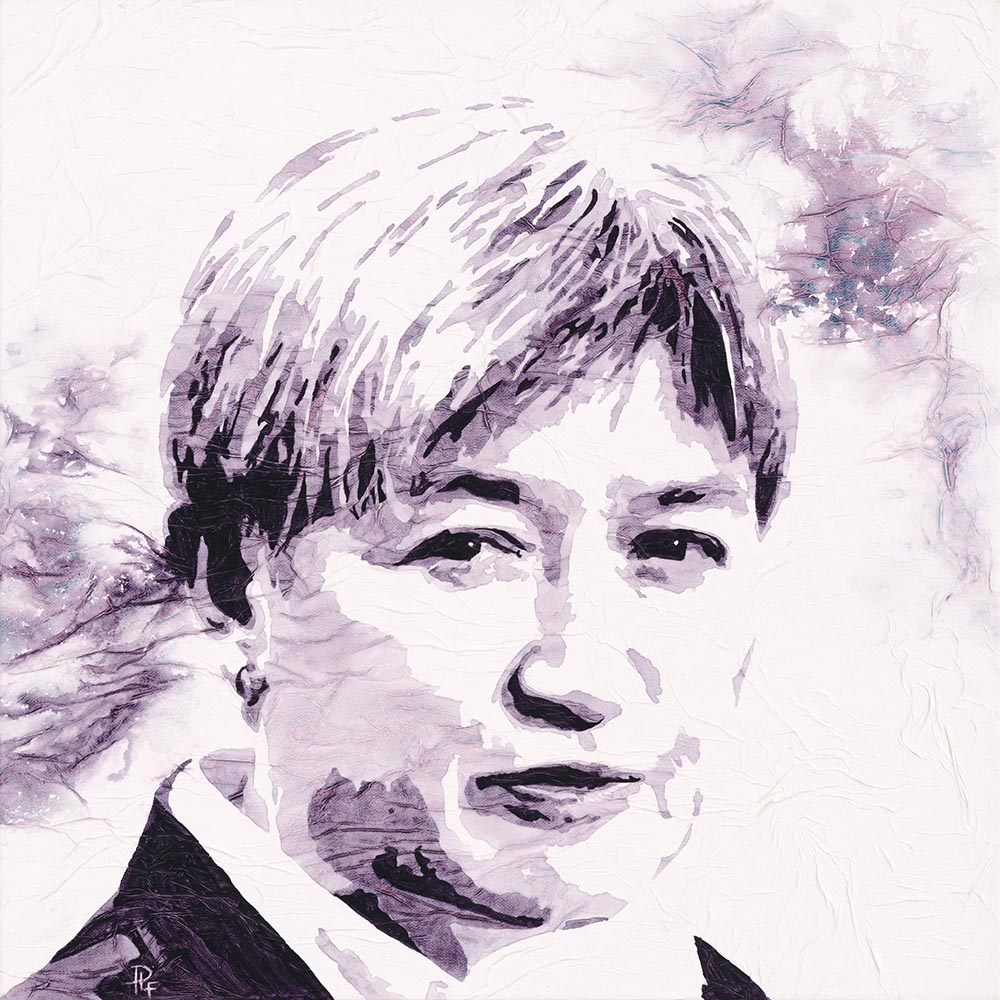 Portrait of Senator the Hon. Penny Wong, painted in Moonglow