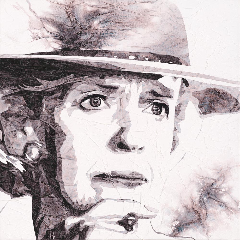 Portrait of The Hon. Dame Quentin Bryce AD CVO, painted in Shadow Violet